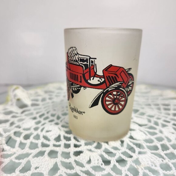 Anchor Hawking VTG Shot Glasses Set Of 3 1903 Cadillac 1903 Rambler 1911 Buick - Picture 7 of 12